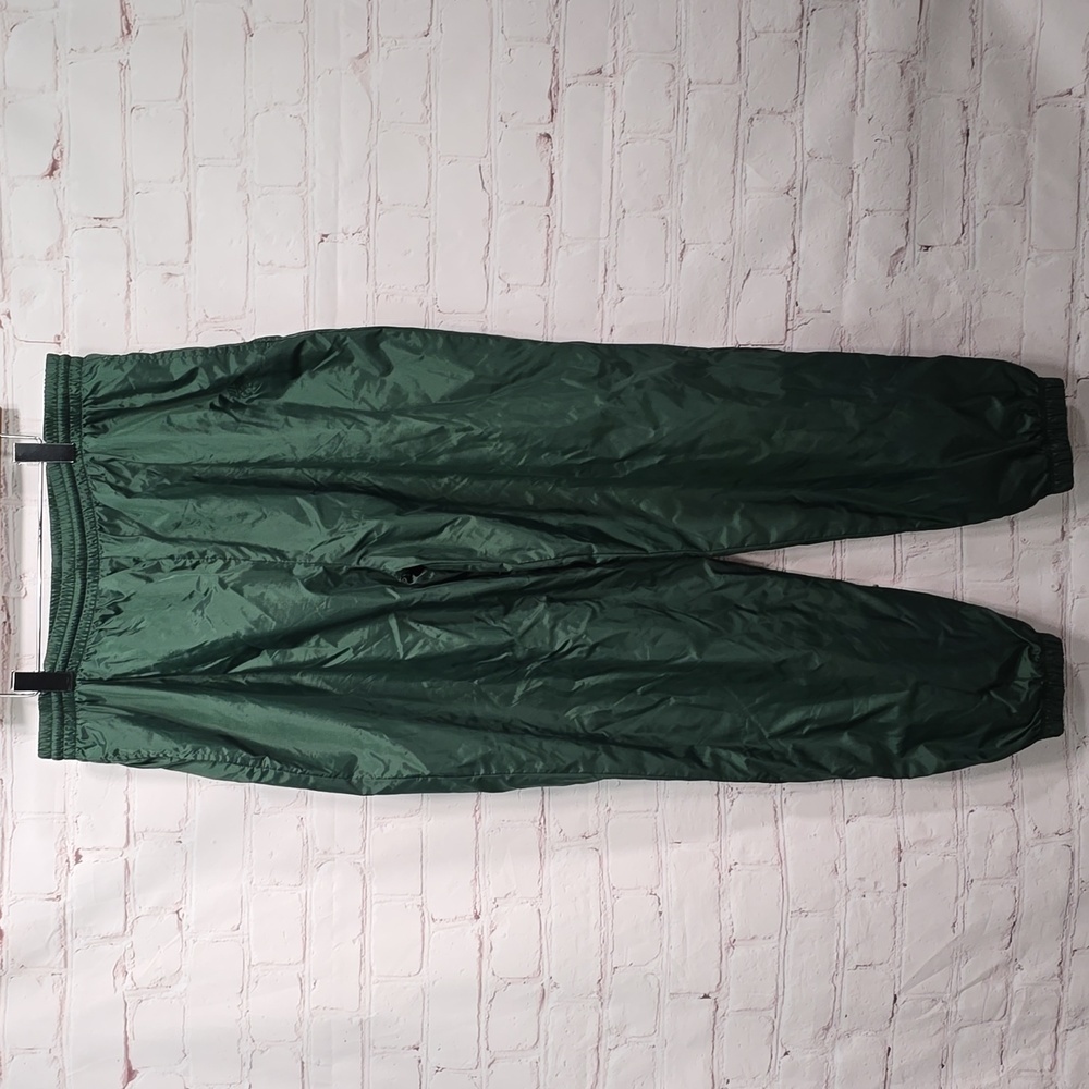 Vintage 90’s USA Lined Nylon Drawstring Track Pant Water Resistant Mens Size Xl